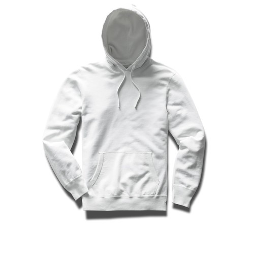  REIGNING CHAMP - LIGHTWEIGHT TERRY PULLOVER HOODIE - WHITE