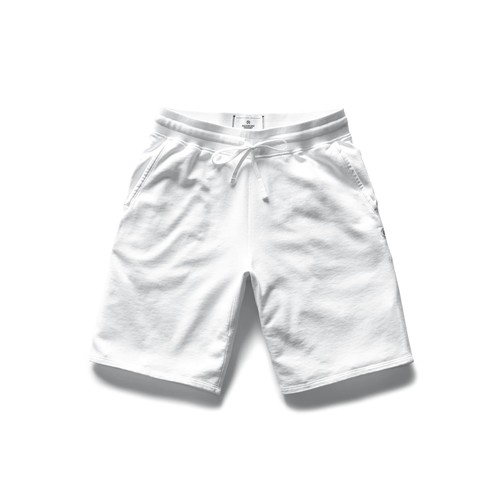  REIGNING CHAMP - LIGHTWEIGHT TERRY SWEATSHORT - WHITE