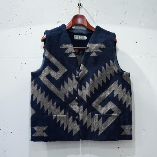  OAXACA - RUG VEST / TLALOC - INDIGO