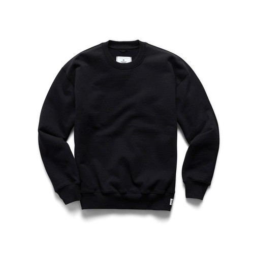  REIGNING CHAMP - HEAVYWEIGHT FLEECE RELAXED CREWNECK - BLACK