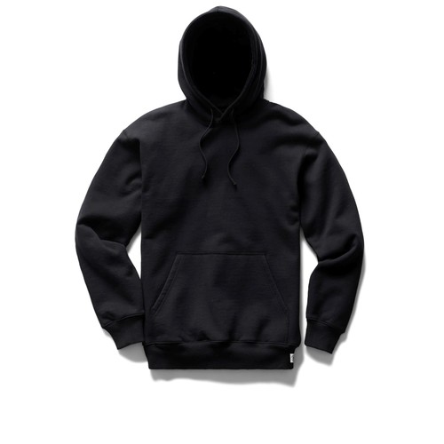  REIGNING CHAMP - HEAVYWEIGHT FLEECE RELAXED HOODIE - BLACK