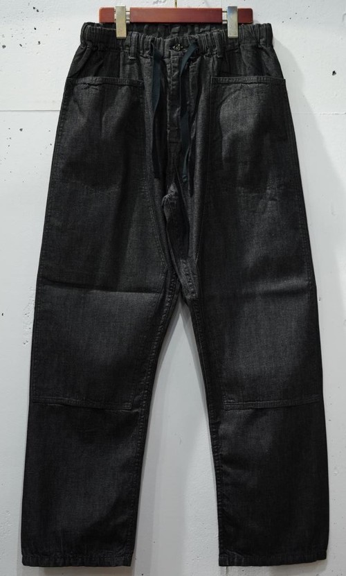  POST OVER ALLS - E-Z DND / 8 oz. denim - black