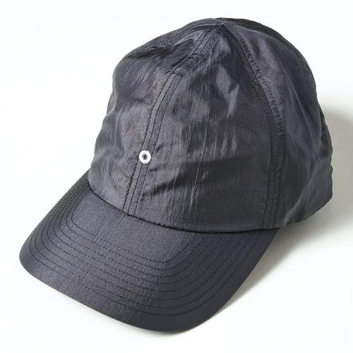  POST OVER ALLS - POST Ball Cap / crinkle nylon taffeta - charcoal