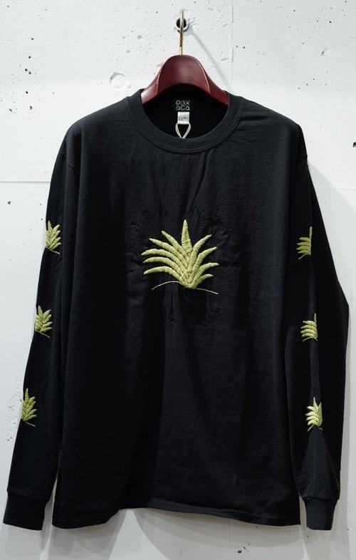  OAXACA - SIERRA NORTE MAGUEY L/S Tee - BLACK