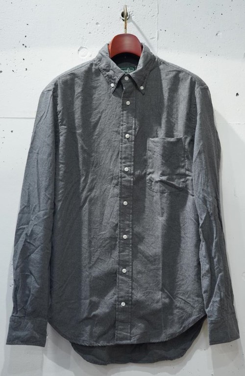  GITMAN VINTAGE - L/S Button Down Shirt / CLASSIC FLANNEL - GREY