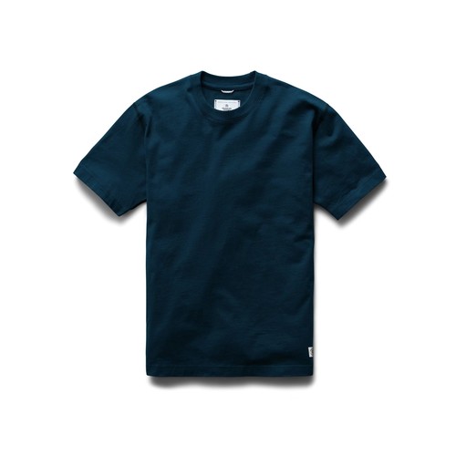  REIGNING CHAMP - MIDWEIGHT JERSEY T-SHIRT - DEEP TEAL