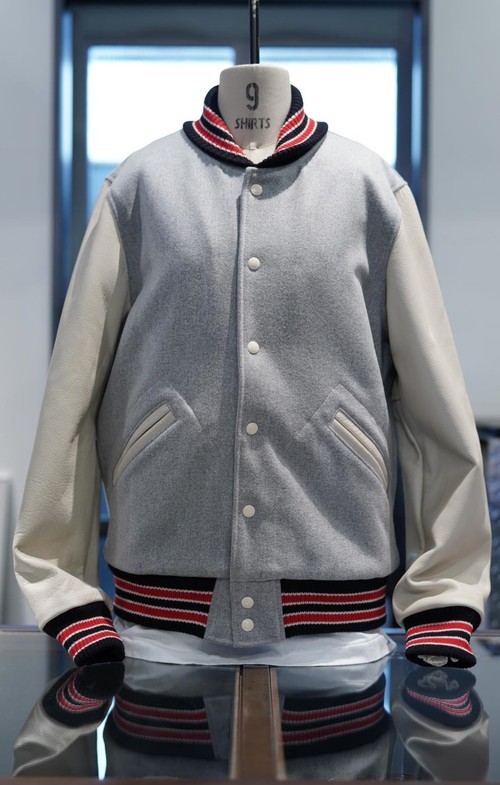  Dehen - Varsity Jacket - Light Oxford
